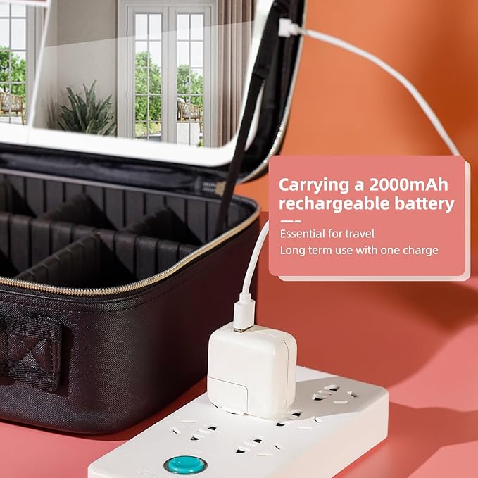 Vanmrior travel makeup bag with