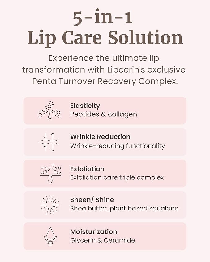 Glint Lipcerin (Star Bouquet, 0.5fl oz) - Long Lasting Hydrating lip gloss with Shea Butter for a Natural Looking, Korean Skin care. Ideal for Chapped, Dry, Cracked, Damaged Lips.