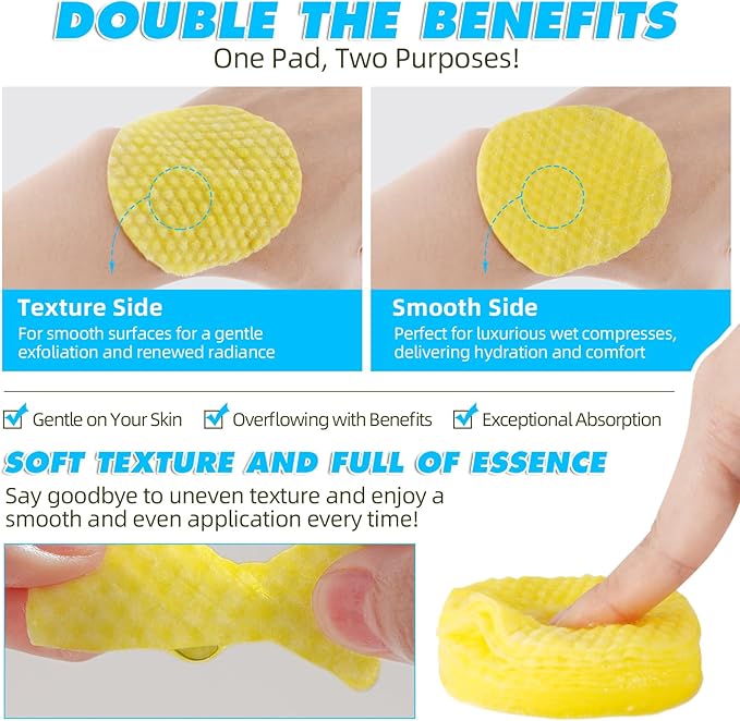 Turmeric cleansing pads for face,60pcs