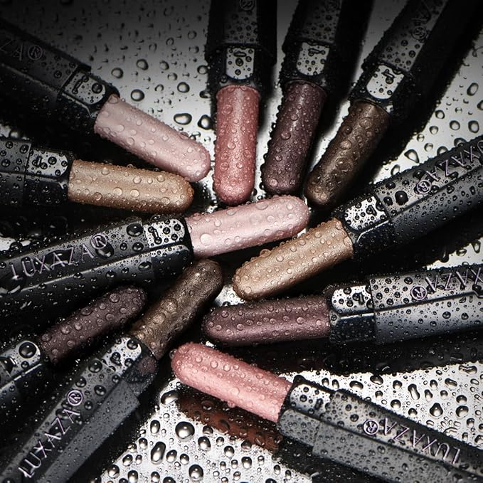 Neutral eyeshadow stick makeup set,