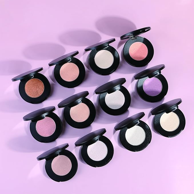 Face Highlighter Powder Palette, Glossy Glitter Illuminator Powder, Highlighter 5