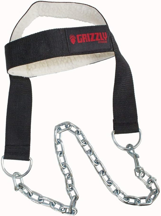 Grizzly Fitness Premium Nylon Head Harness for Weight