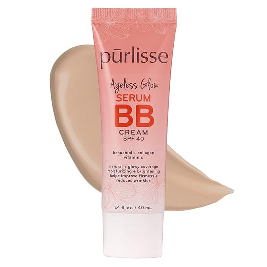 purlisse Ageless Glow Serum BB Cream SPF 40 | Light 1.4oz