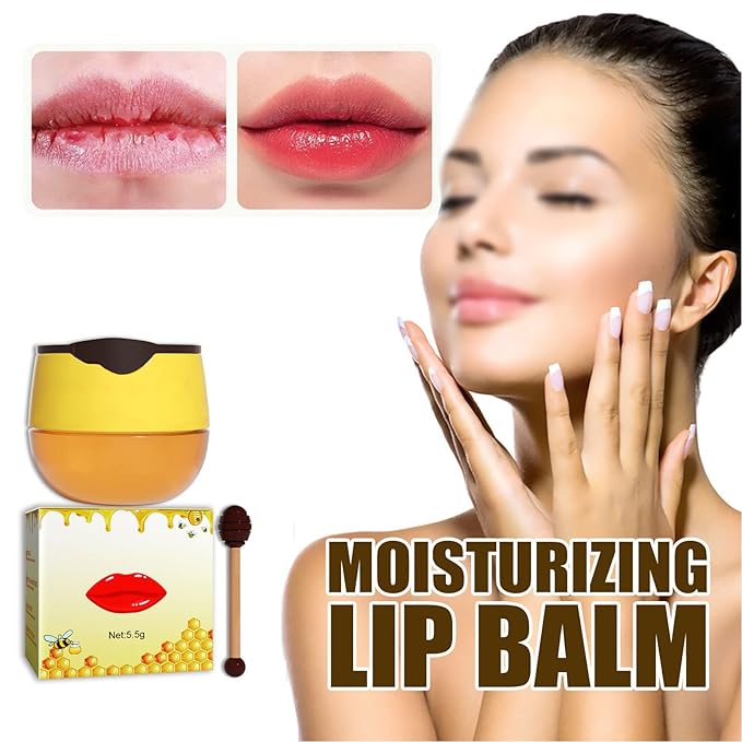 2pcs Honey Lip Balm, Lip Hydrating