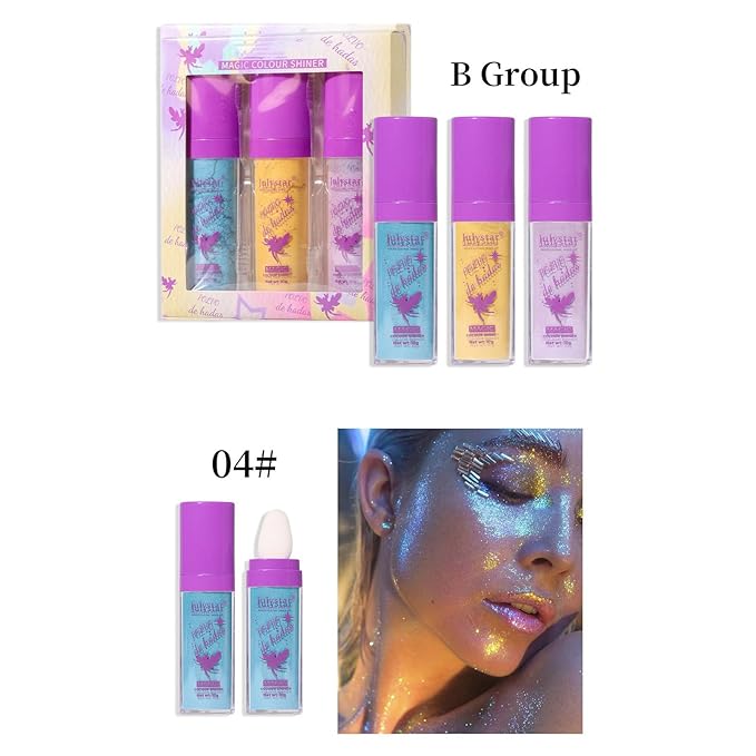 Highlighter Makeup Stick - Patting Powder, Body Glitter