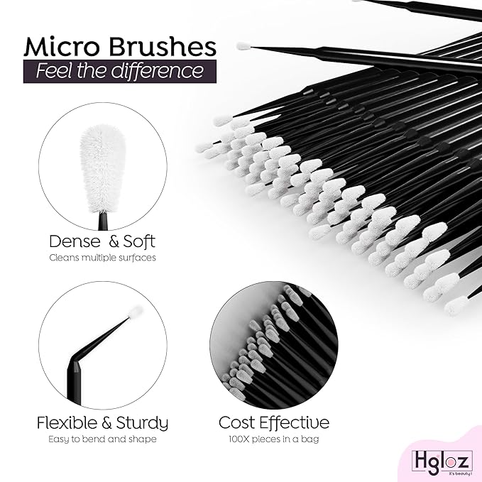 Microswabs for eyelash extensions pack