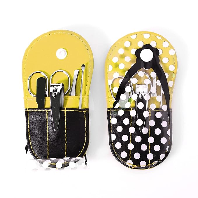 Polka Dot Flip Flop Manicure