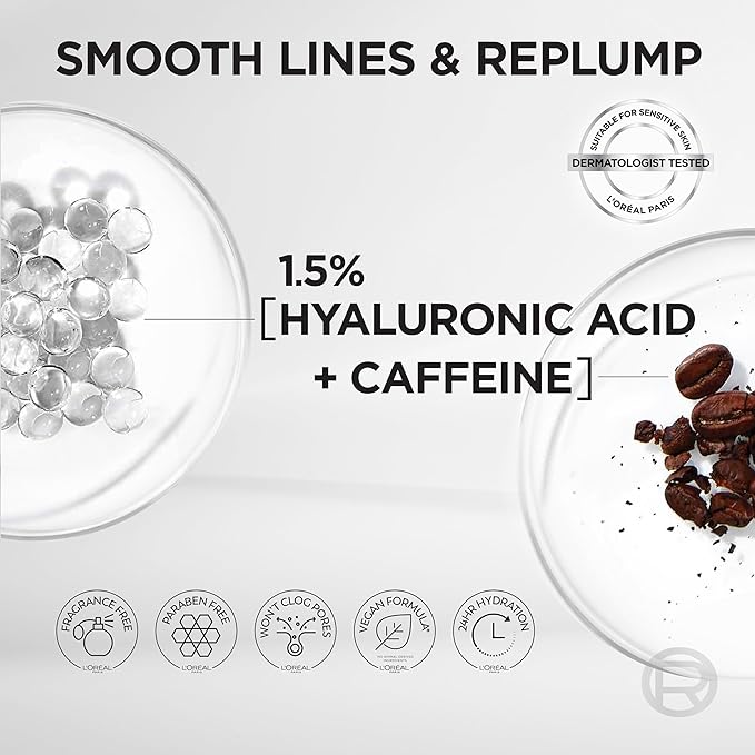 L’Oréal Paris True Match Radiant Serum Concealer, Brightening Caffeine, W6, 0.33 Oz