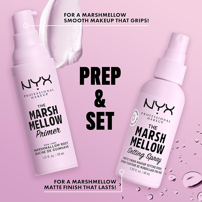NYX PROFESSIONAL MAKEUP Marshmellow Setting Spray, Matte Setting