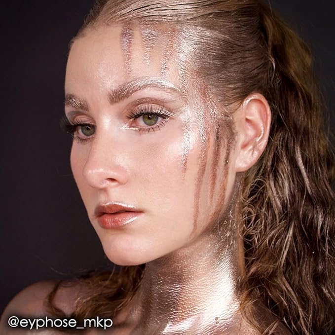 Mehron Makeup Metallic Powder (.) with Mixing Liqu 17 oz