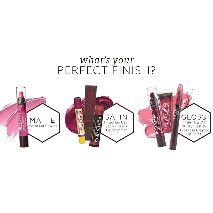 Burt's Bees 100% Natural Moisturizing Gloss Lip Crayon, Santorini Sunrise - 1 Crayon