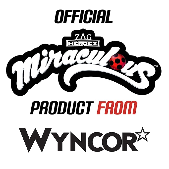 Miraculous Ladybug Cosmetic Lipstick Set - 7 Fruit Scented Color-Changing Lipsticks for Kids - Transforming Lipsticks Turn Pink - Magic Lipsticks Gift Set - Safe & Fun Makeup Kit