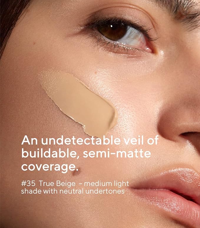 MÁDARA Organic Skincare |SKINONYM Semi-Matte Peptide Foundation, #35 Ecocert certified. 30ml