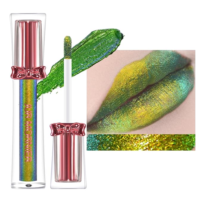 Super Stay Lip Gloss,Multichrome Colorstay Overtime Lipcolor,Highly Pigmented Instant Glitter Liquid Lip Makeup,0.12 Fl Oz (03, 3.5ml)