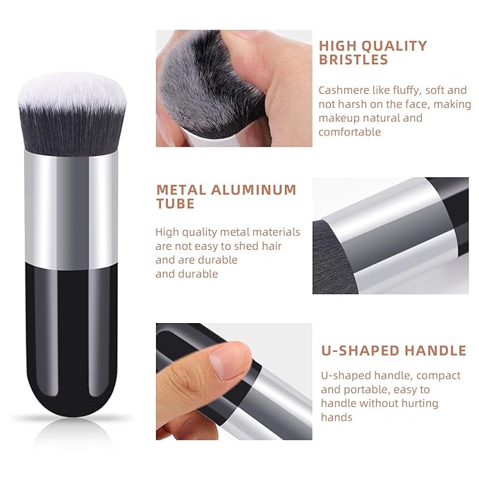 Cream Blush Stick for Cheeks, Multi-Use Makeup Blush Brush-Orange Coral