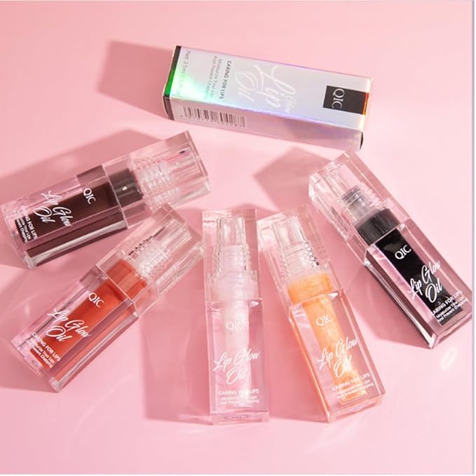 Magic Color Changing Lip Oil, 2024 New Warm Change Moisturizing Lip Gloss Hydrating Lip Oil, New Upgraded Magic Big Brush Color Changing Lip Oil Long Lasting Nourishing (Rase 04#)