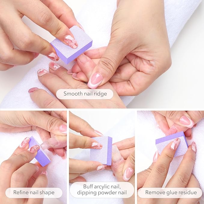 Nail Buffer Block, 100 PCS