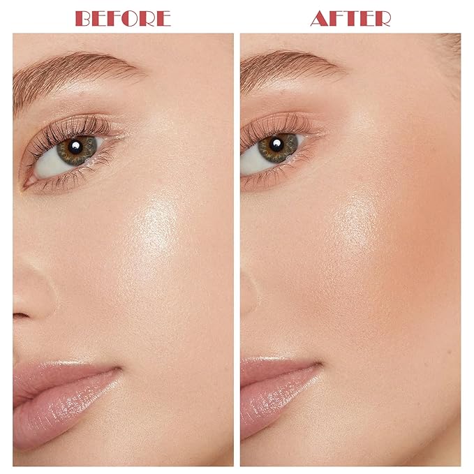 Cream Blush Makeup,Buildable Blush Stick for Cheeks,Matte Finish,Long Multi Stick