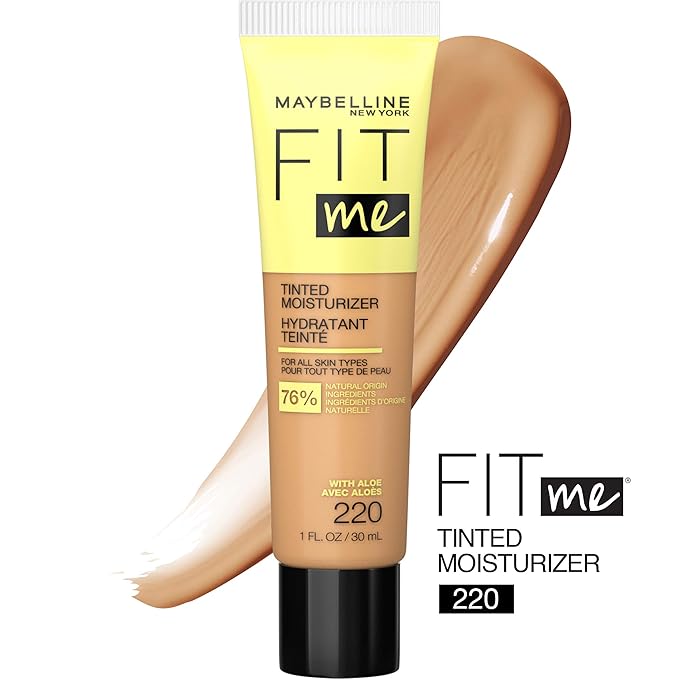 Maybelline Fit Me Tinted Moisturizer, Natural Coverage, Face 1 Count