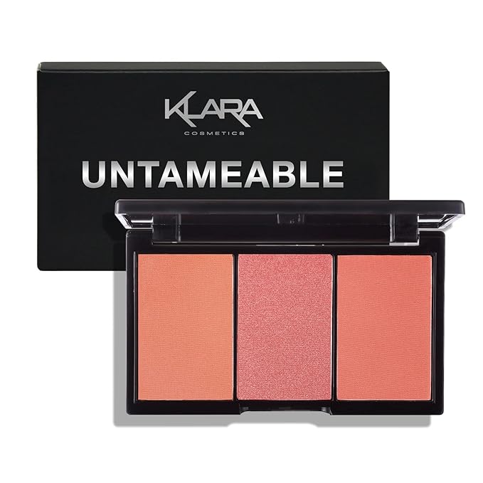 Klara Cosmetics Contour Bronzer Blush Highlight Makeup Long - Untameable