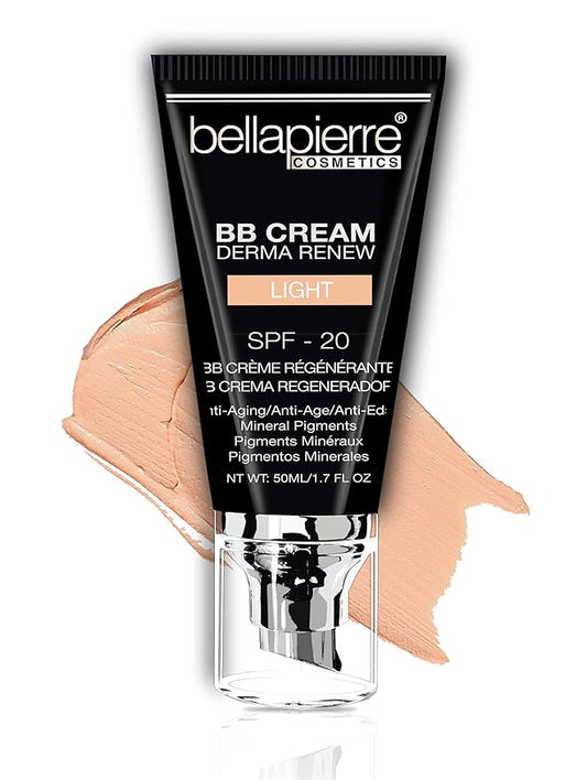 bellapierre BB Cream with SPF 20 - Tinted - Light 7 Oz