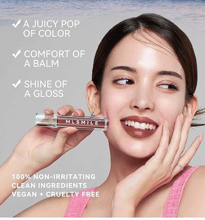 3Pcs Lip Gloss Collection Makeup Set, Shimmery Smooth Lip Glosses for for Girls Women, Soft Liquid Long Lasting Lip Glosses Set with Rich Varied Colors 02