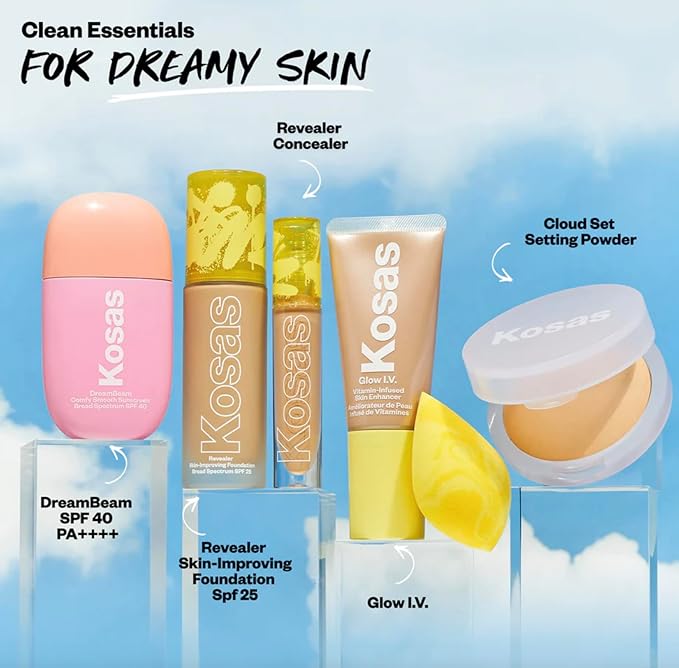 Kosas Cloud Set Face Setting Powder | Smoothing Tan Deep)