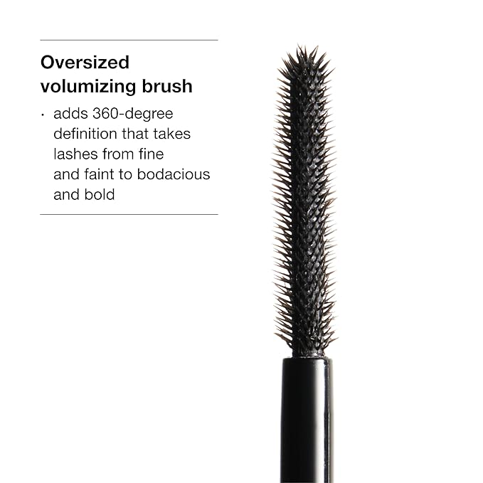 Clinique Chubby Lash Fattening Mascara | Volumizing, Lengthening + Safe For Sensitive Eyes, Jumbo Jet, 0.3 Fl Oz