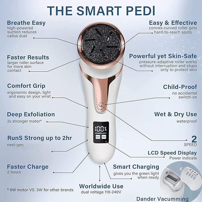 Hoxida electric callus remover for