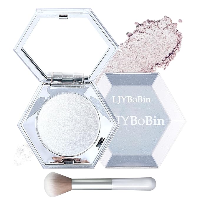Body Glitter Face Highlighter Palette,Shimmering Shiny Contour Makeup