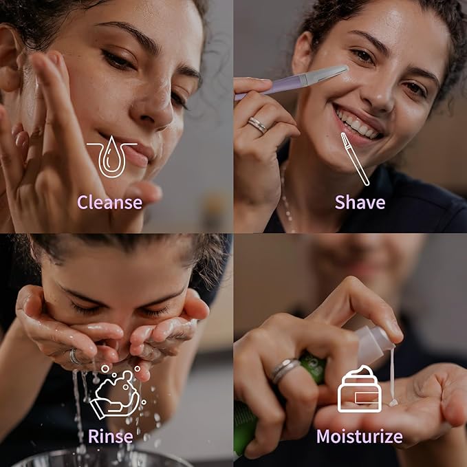 Dermaplane Razor Blades, Dermablade, Safe and Effective Removal Women Facial Peach Fuzz, Gentle Skin Exfoliation Blades, 8 Long Dermaplaning Blades