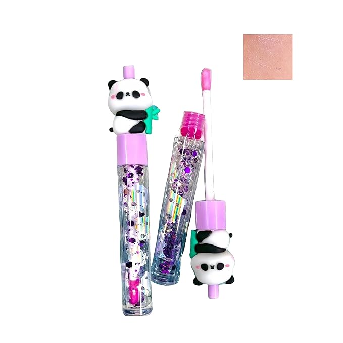 PandaTemperature Change Moisturizer Long Lasting Nutritious Magic Color Change Lip Gloss，For Dry Lip's Moisturizing Hydrating And Nourishing ，Nourishing，Long-Lasting (purple, 1)