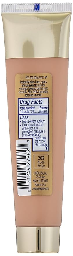 L'Oréal Paris Visible Lift Blur Foundation, Nude Beige, fl. oz.