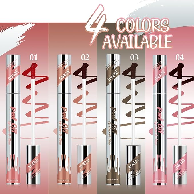 DAGEDA Peel Off Lip Liner Stain, Tattoo Lip