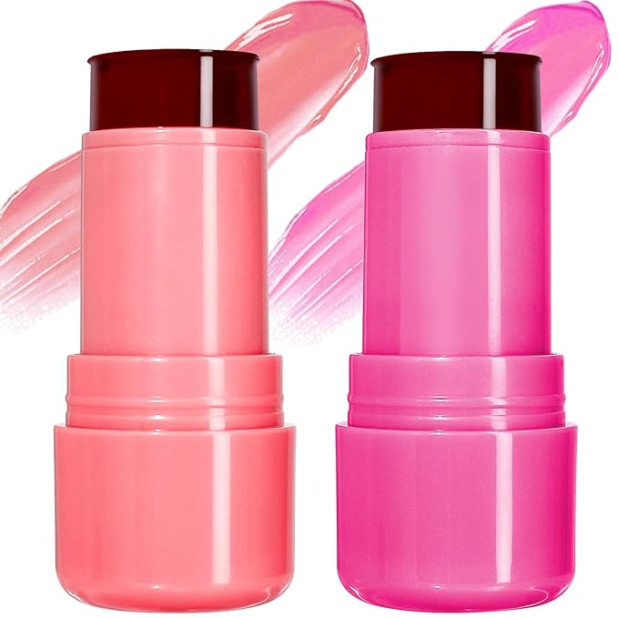 2PCS Milk Water Jelly Tint, Sheer Lip & Cooling
