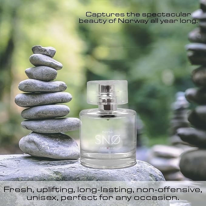 Geir Ness NORSK SNØ Eau de Parfum - Unisex Cologne with Fresh Herbs Sensual Perfume - Unisex Natural Perfume (100 ml)