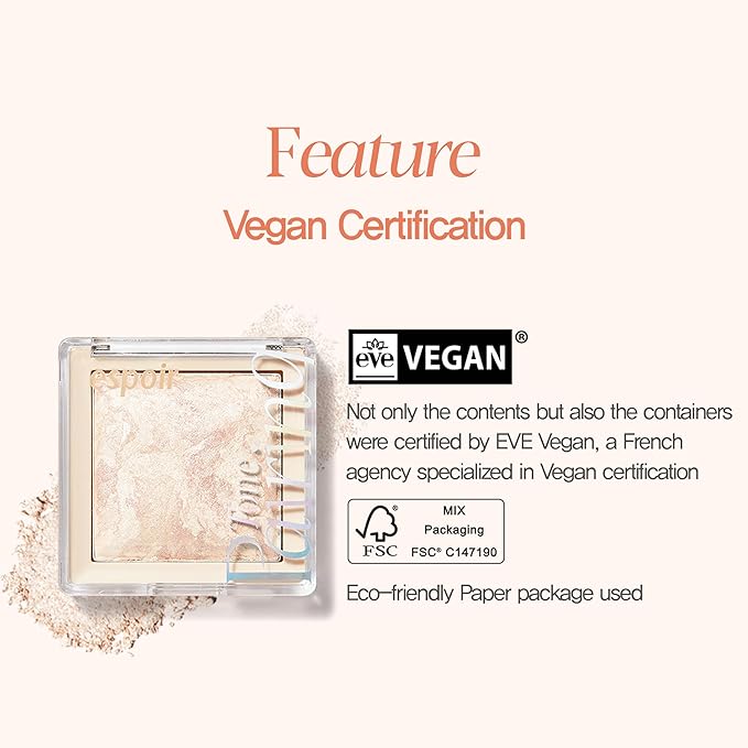 Espoir Tone Pairing Highlighter #Pink Marine │0.. (9.)│Subtle 33 oz