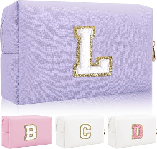 Personalized initial letter patch makeup