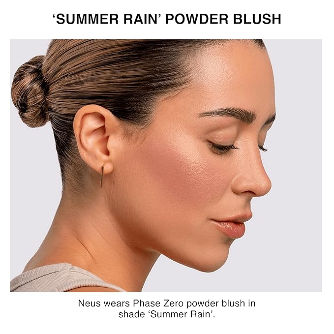 Makeup Powder Blush for cheeks | "Summer Rain" 4g
