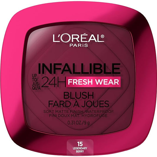 L'Oreal Paris Infallible Up to 24H Fresh Wear Berry 15, 0.31 Oz