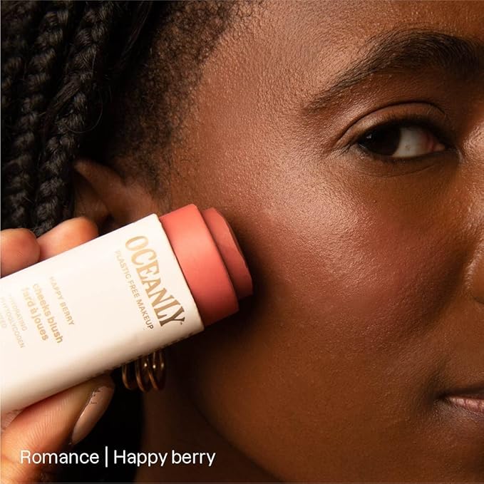 ATTITUDE Oceanly Lightweight Blush Stick, Titanium Dioxide-Free, EWG