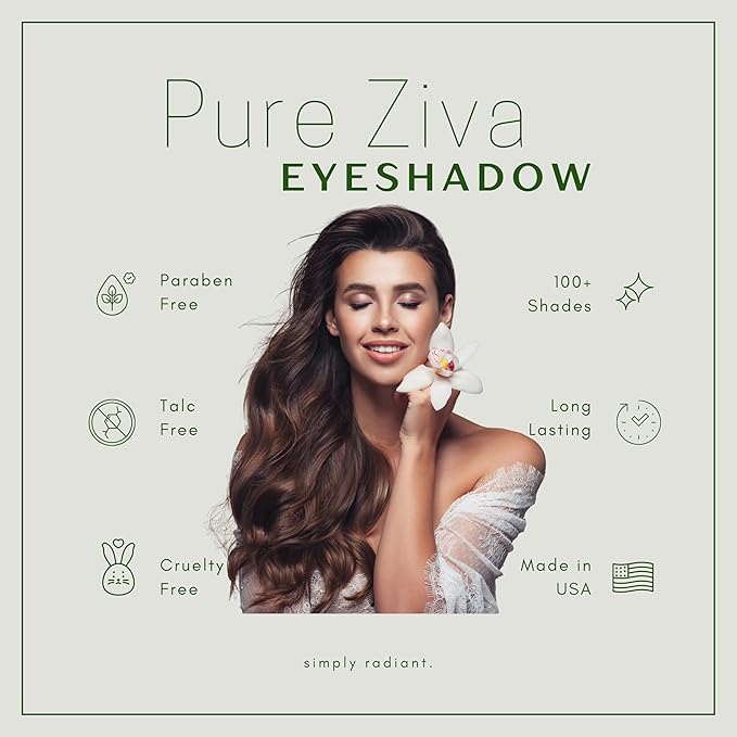 Pandora Purple Plum Dark Shimmering Eggplant Pressed Powder Single Vegan Eyeshadow; Talc, Paraben & Cruelty Free