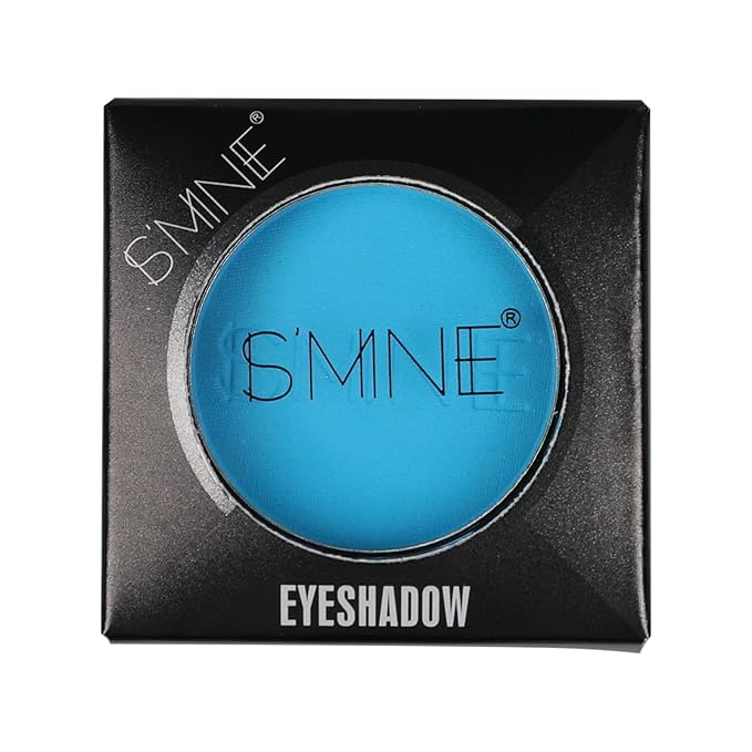 IS'MINE Single Sky Blue Matte Eyeshadow, High Pigment, Longwear, Intense Color Best Pressed Eye Makeup for Day & Night