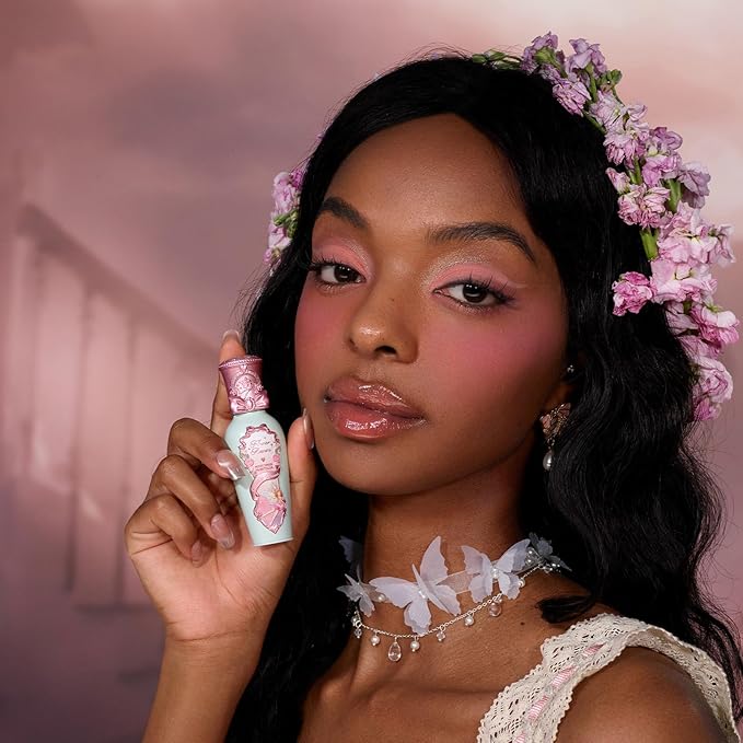 Flower Knows Midsummer Fairytales Lip Gloss-Glowy Moisturizing Coating Lip Lacquer-Hydrating Tinted Lip Oil for Girls&Women-Vegan & Cruelty Free-0.17Fl Oz(G07 Lullaby)