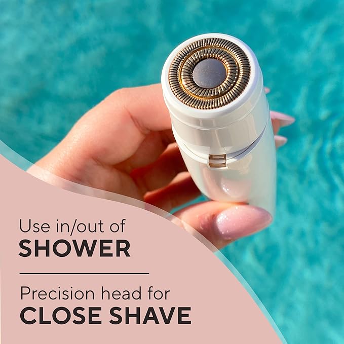 Finishing Touch Flawless Body Touch Up, Electric Razor for Women, Closest Shave for Stubble, Body Hair Removal