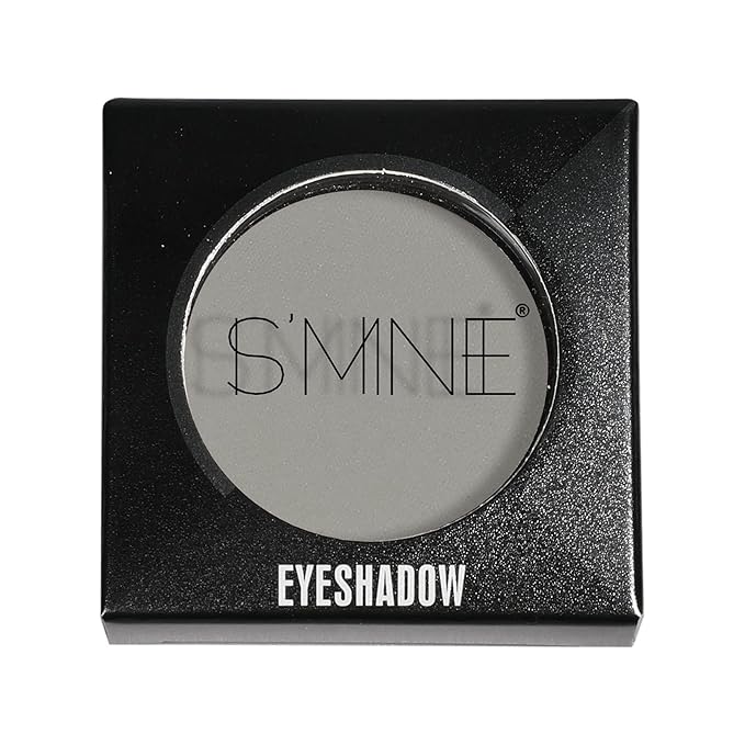 ISMINE Single Eyeshadow Powder Palette Matte Grey, High Pigment, Longwear Single Grey Eye Makeup for Day & Night (#03)