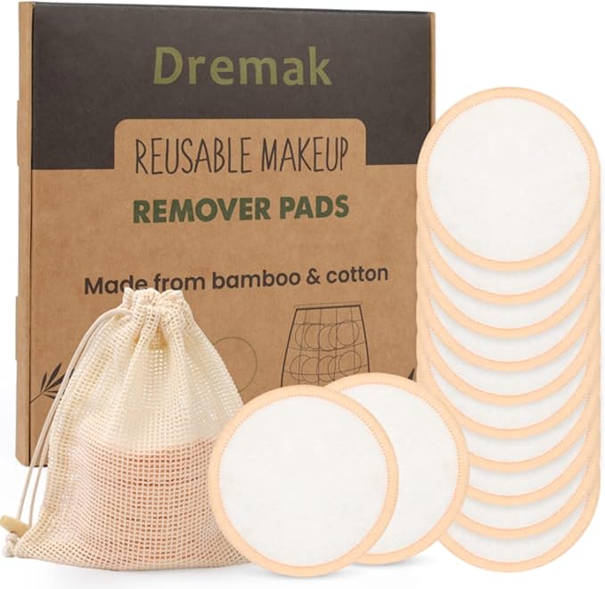 Reusable makeup remover pads -