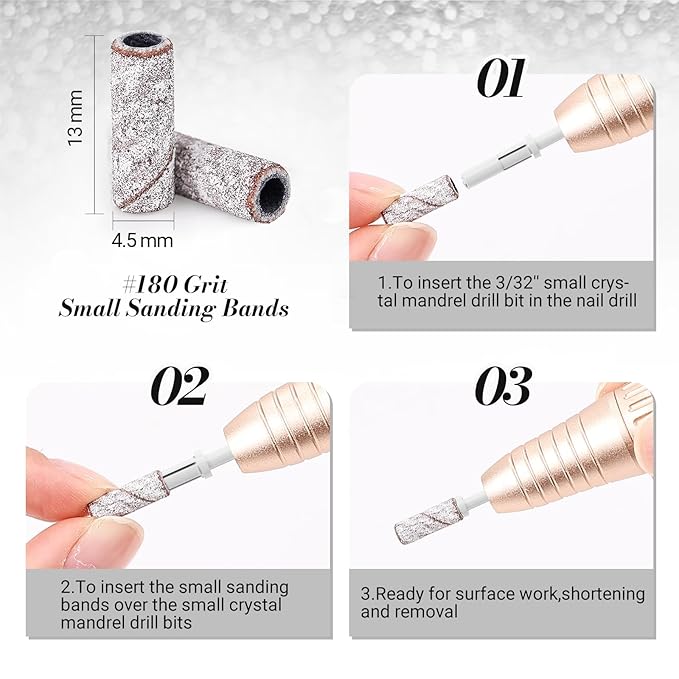 Melodysusie 50 pcs nail drill