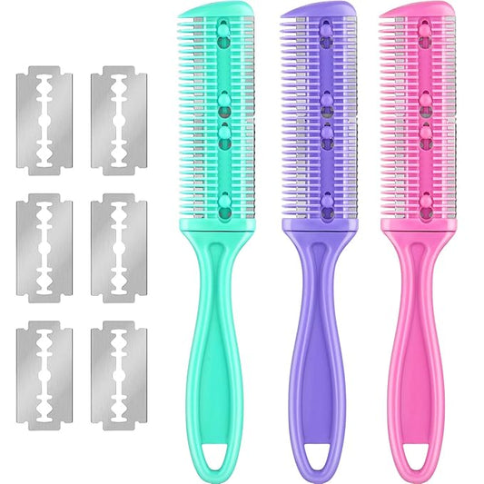 3 Pieces Hair Cutting Comb