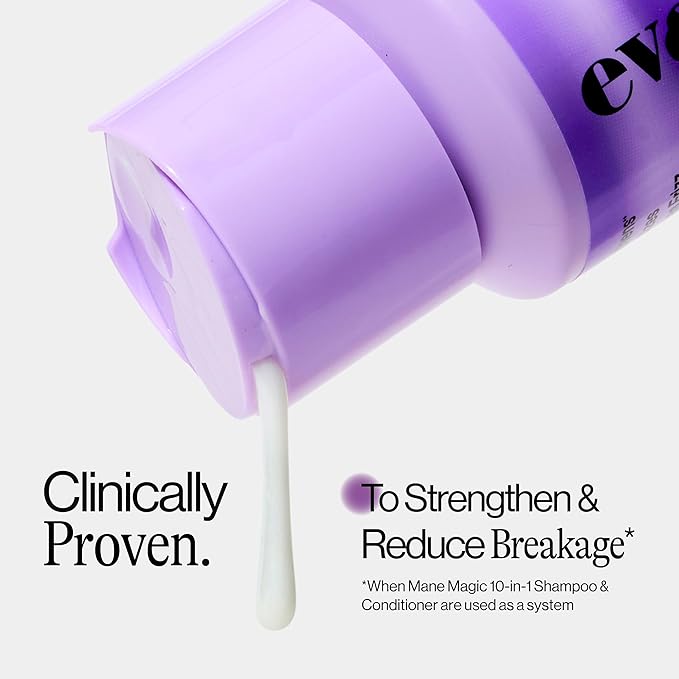 Eva NYC Mane Magic 10-in-1 Hair Conditioner, Sulfate Free Conditioner for Soft and Smooth Locks, Strengthening Conditioner for Dry Hair and All Hair Types, GMO-Free Hair Products, 8.8 fl oz